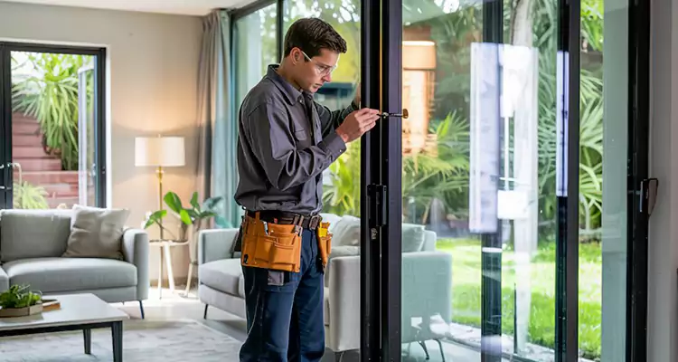 Sliding Door Jamb Lock Repair in Coral Gables, FL