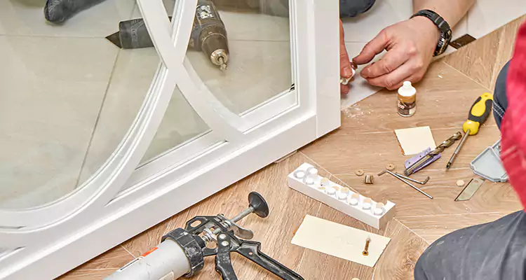 Interior Patio Door Casing Repair in Coral Gables, FL